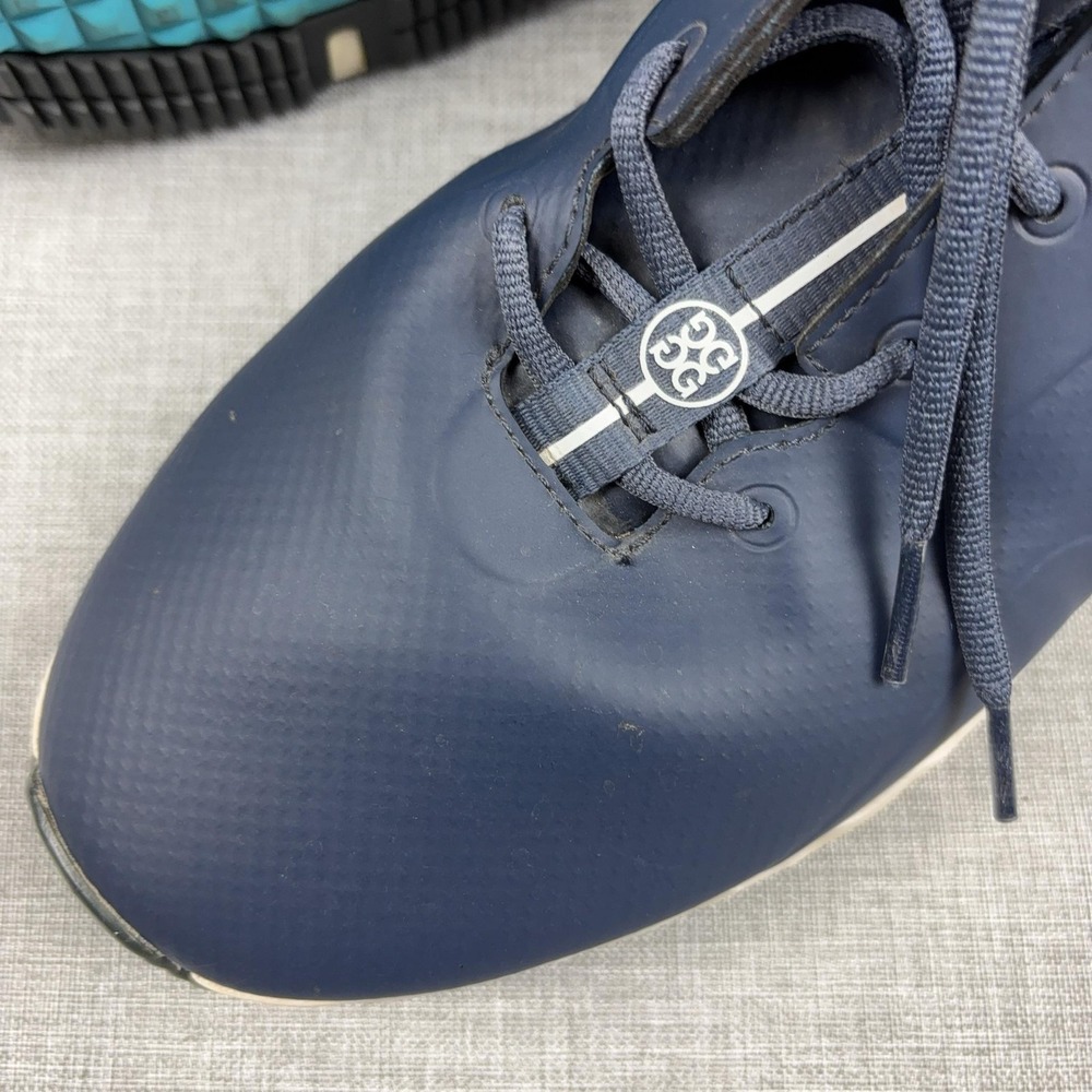 G/FORE Gallivanter Golf Shoes Mens 14 Navy Blue Waterproof Spikeless GMF20EF26 - Picture 2 of 11